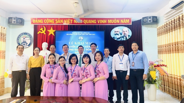 Lễ khai mạc kỳ thi tuyển dụng viên chức Trường Đại học Đồng Nai